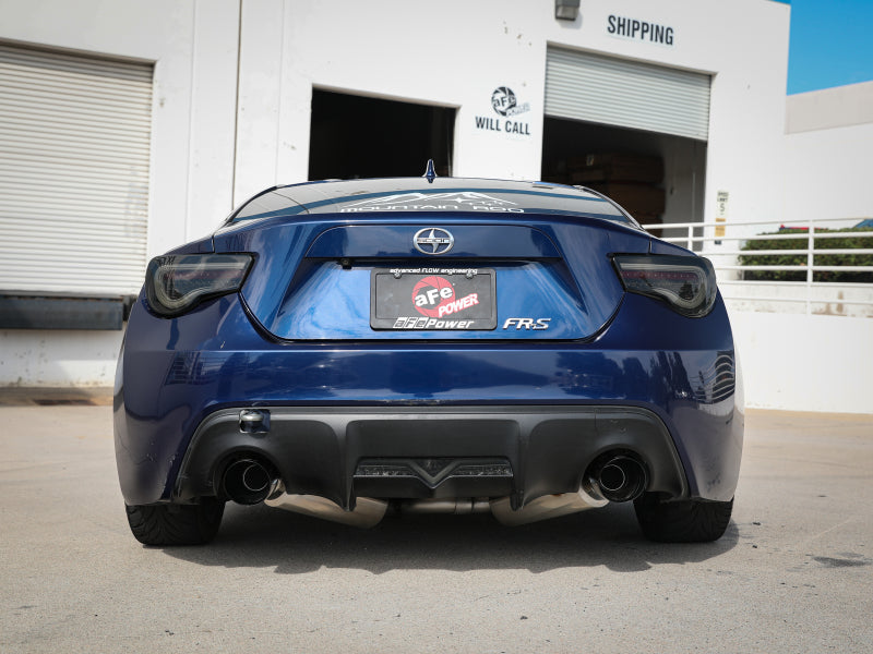 aFe 49-36023-B Takeda Exhaust Axle-Back 13-15 Scion FRS / Subaru BRZ 304SS Black Dual Tips Exhaust