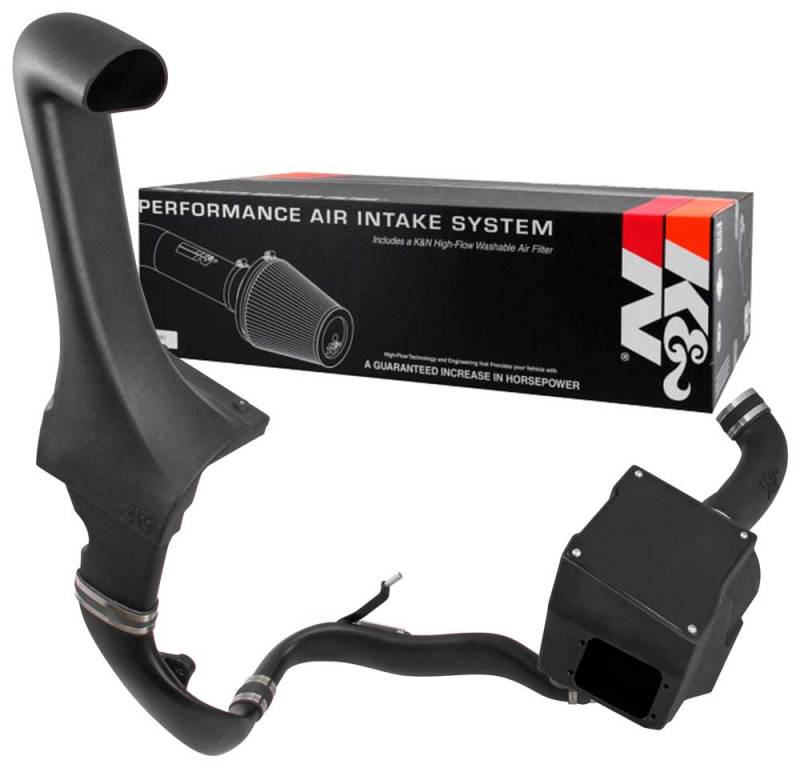 K&N Engineering 57-1573 K&N 12-18 Jeep Wrangler 3.6L V6 Performance Intake Kit w/ Snorkel