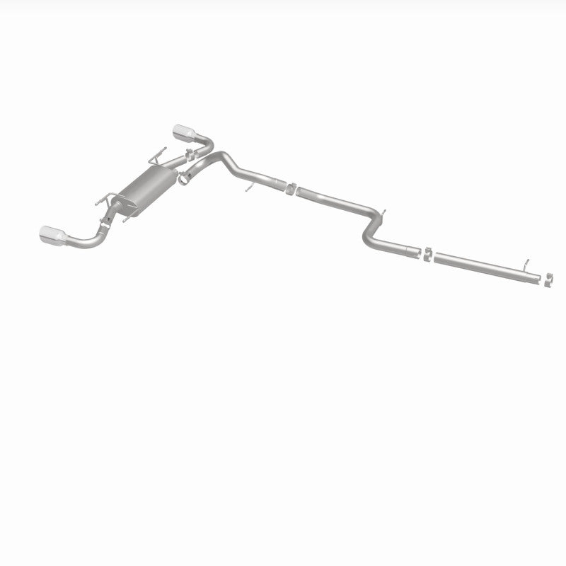 Magnaflow 15146 MagnaFlow 10-12 Mazda 3 L4 2.5L Hatchback Split Rear Exit Stainless Cat Back Performance Exhaust