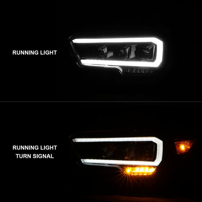 ANZO 111500 2016-2017 Toyota Tacoma TRD LED Projector Headlights