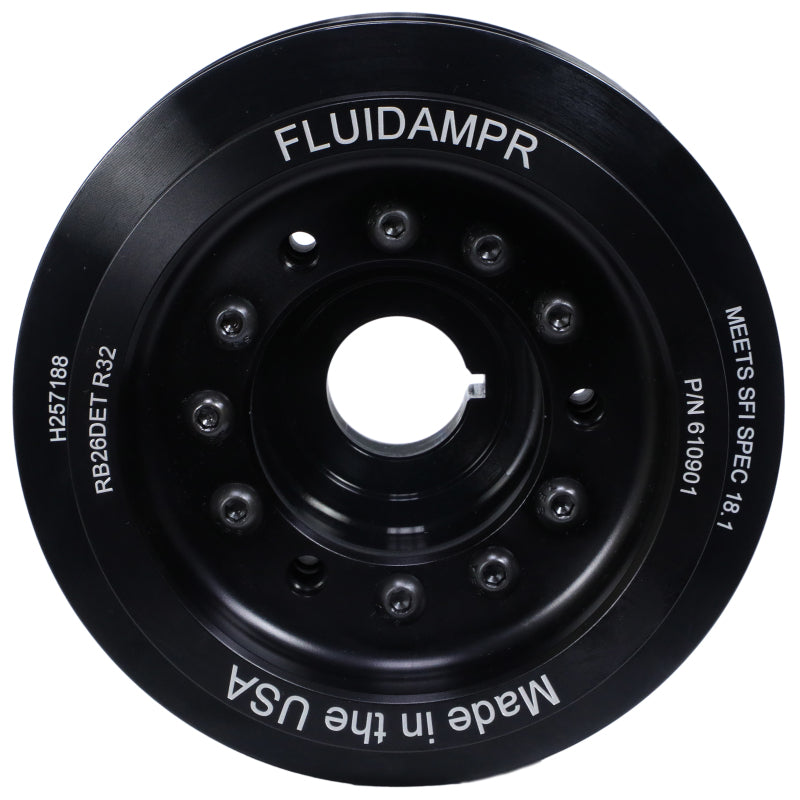 Fluidampr 610901 Nissan RB26DET Phase-1 BNR32 GT-R Steel Internally Balanced Damper