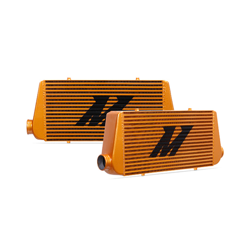 Mishimoto MMINT-URG Universal Gold R Line Intercooler Overall Size: 31x12x4 Core Size: 24x12x4 Inlet / Outlet