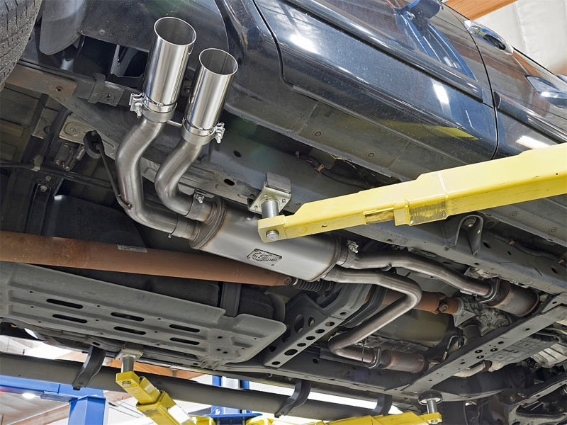 aFe 49-46124-P Rebel Series 3in SS Cat-Back Exhaust System w/ Polished Tip 04-15 Nissan Titan V8 5.6L