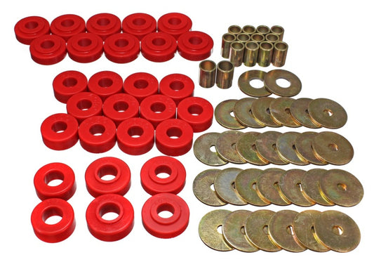 Energy Suspension 3.4111R 65-67 Chevy Malibu/Chevelle/El Camino/Monte Carlo Body Mount Set