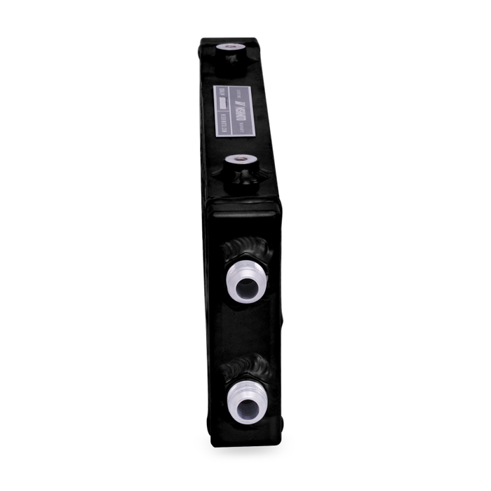 Mishimoto MMOC-DP-MBK Universal Medium Bar and Plate Dual Pass Black Oil Cooler