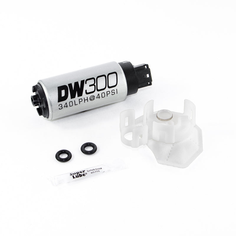 DeatschWerks 9-307-1026 340lph DW300C Compact Fuel Pump w/Install Kit 08-15 Mitsubishi EVO X (w/o Clips)