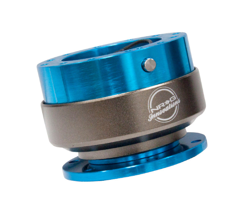 NRG SRK-200NB Quick Release Gen 2.0 - New Blue Body / Titanium Chrome Ring