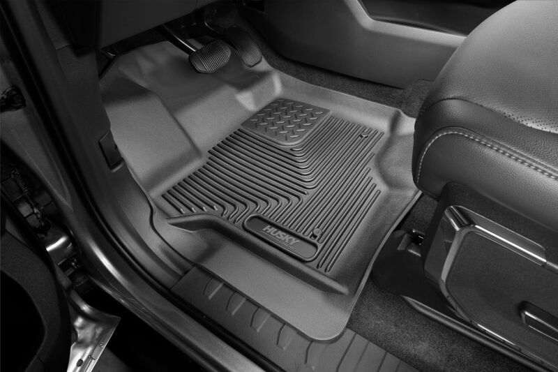 Husky Liners 53468 21-23 Ford F-150 CC SC X-Act Contour Front & Second Row Seat Floor Liners - Black