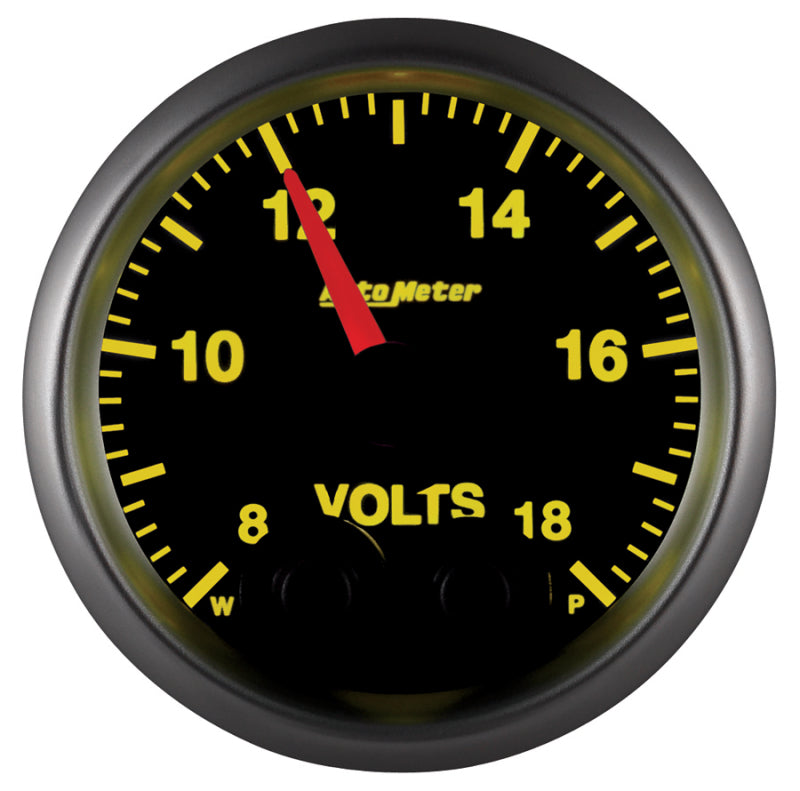 Autometer ATM5683 2-1/16 E/S Voltmeter Gauge - 8-18 Volts