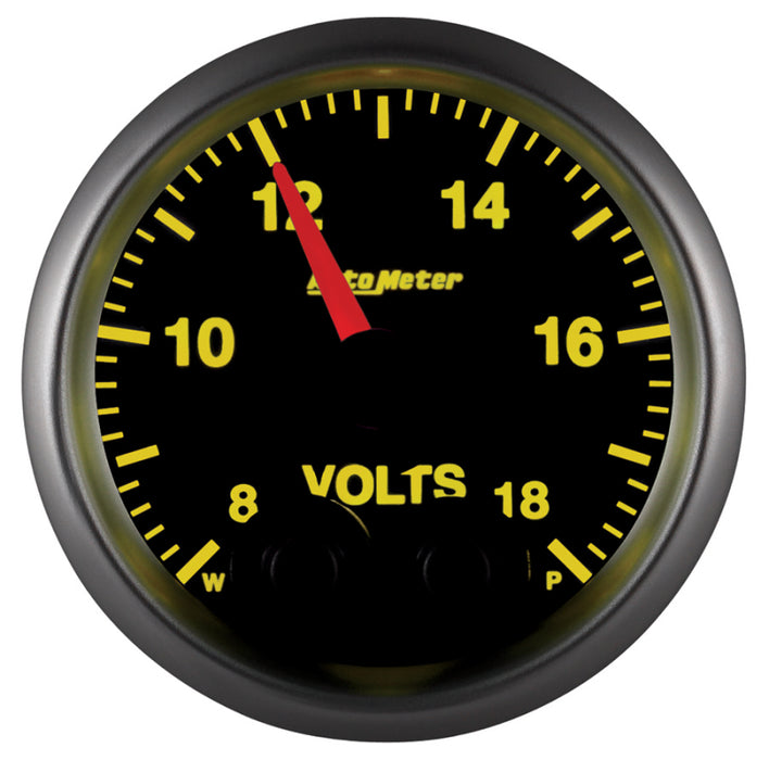 Autometer ATM5683 2-1/16 E/S Voltmeter Gauge - 8-18 Volts