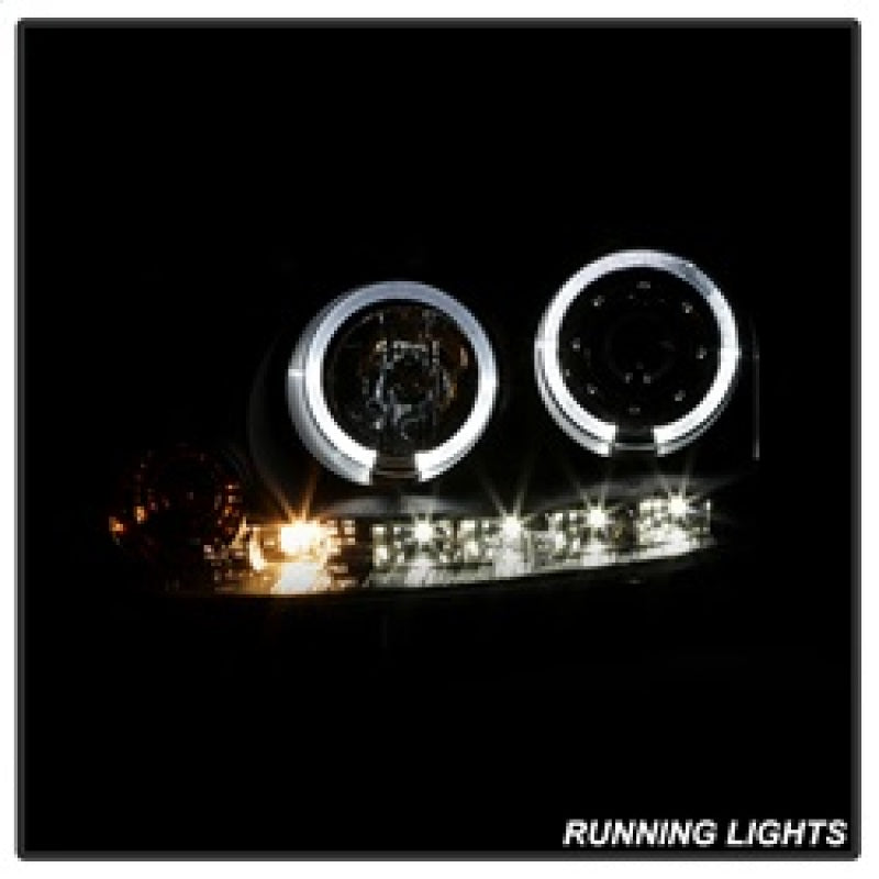 SPYDER 5012098 Spyder Volkswagen GTI 06-09/Jetta 06-09 Halogen Model Only - LED Halo DRL Black PRO-YD-VG06-HL-BK