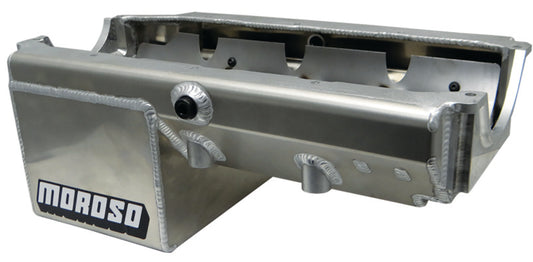 Moroso MOR21234 8qt Oil Pan - Alm - SBC Drag Race