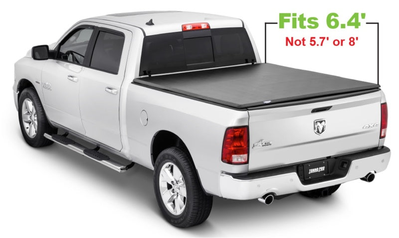 Tonno Pro 42-200 02-19 Dodge RAM 1500 6.4ft Fleetside Tonno Fold Tri-Fold Tonneau Cover