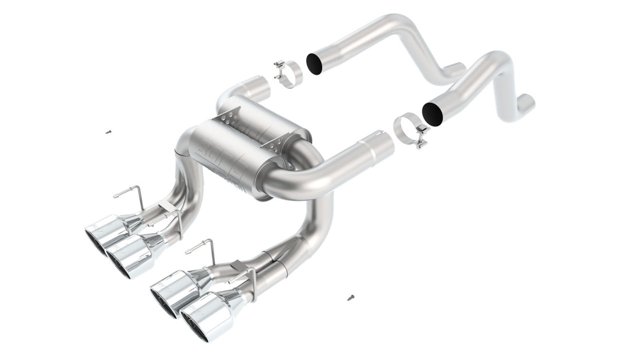 Borla 11822 06-12 Chevrolet Corvette Z06/ZR1 6.2L/7.0L 8cyl Aggressive ATAK Exhaust (rear section only)