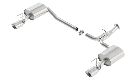 Borla 11853 13-15 Honda Accord Coupe 3.5L FWD SS Rear Section Single Split Rear Exit Touring Exhaust