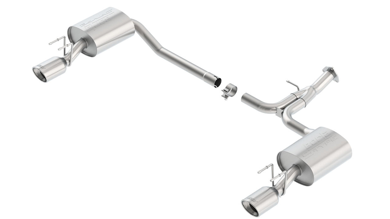 Borla 11853 13-15 Honda Accord Coupe 3.5L FWD SS Rear Section Single Split Rear Exit Touring Exhaust