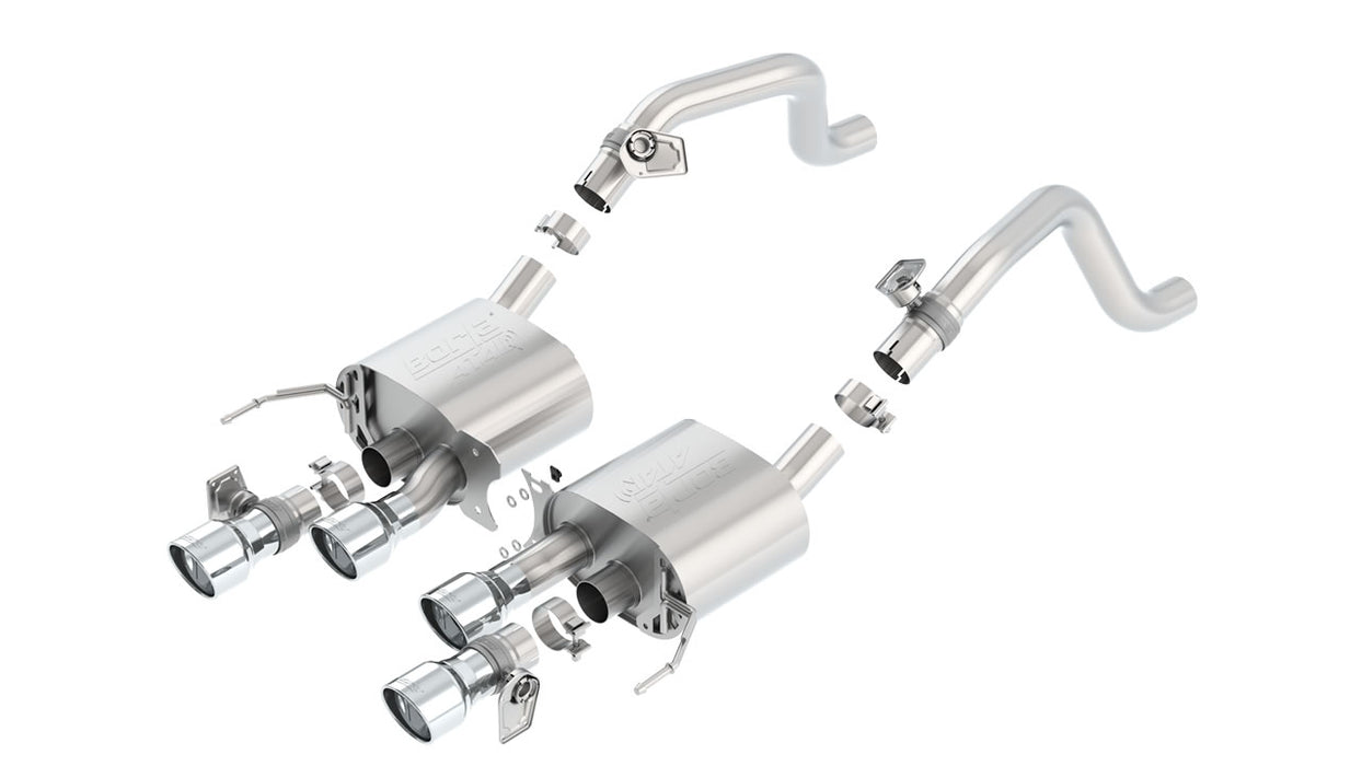 Borla 11875 2014 Chevrolet Corvette C7 6.2L 8cyl ATAK Exhaust w/ NPP Dual Mode (rear section only)