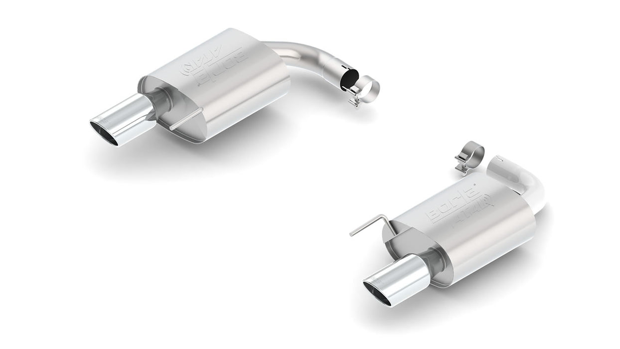 Borla 11895 Atak S Rear Section 15-17 Ford Mustang GT 5.0L V8 MT/AT 2.5in pipe 4in tip