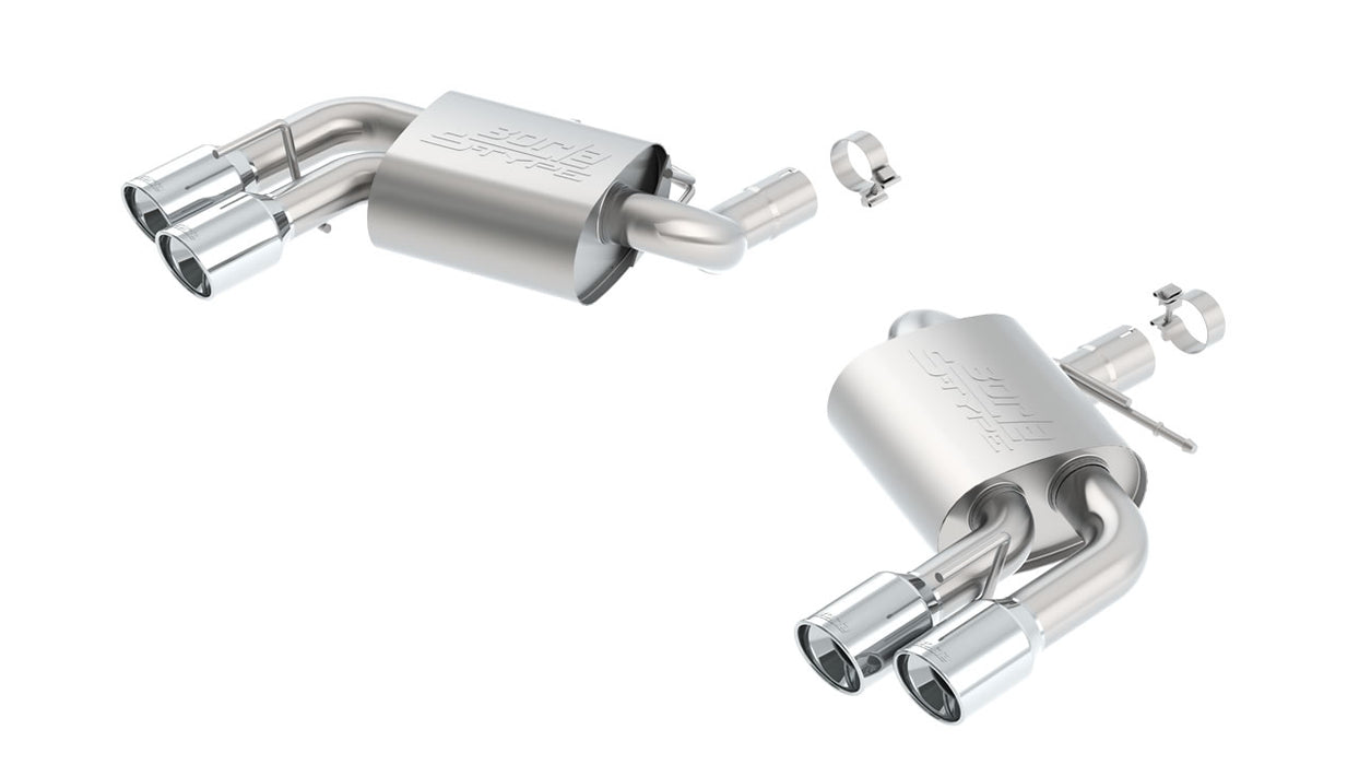 Borla 11920 2016 Chevy Camaro 6.2L AT/MT S-Type Rear Section Exhaust w/o Dual Mode Valves