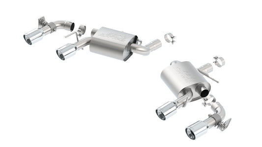 Borla 11924 16 Chevy Camaro SS 6.2L w/ Dual NPP S-Type Quad RD RL Tips Dual Exit Rear Section Exhaust