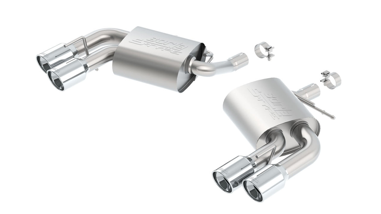 Borla 11926 2016 Chevy Camaro V6 AT/MT S-Type Rear Section Exhaust w/o Dual Mode Valves