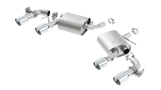 Borla 11931 2016 Chevy Camaro V6 AT/MT ATAK Rear Section Exhaust w/ Dual Mode Valves