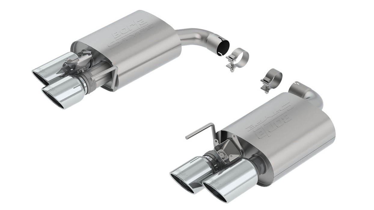 Borla 11951 2018 Ford Mustang GT 5.0L AT/MT 2.5in S-Type Exhaust w/ Valves (Rear Section Only)