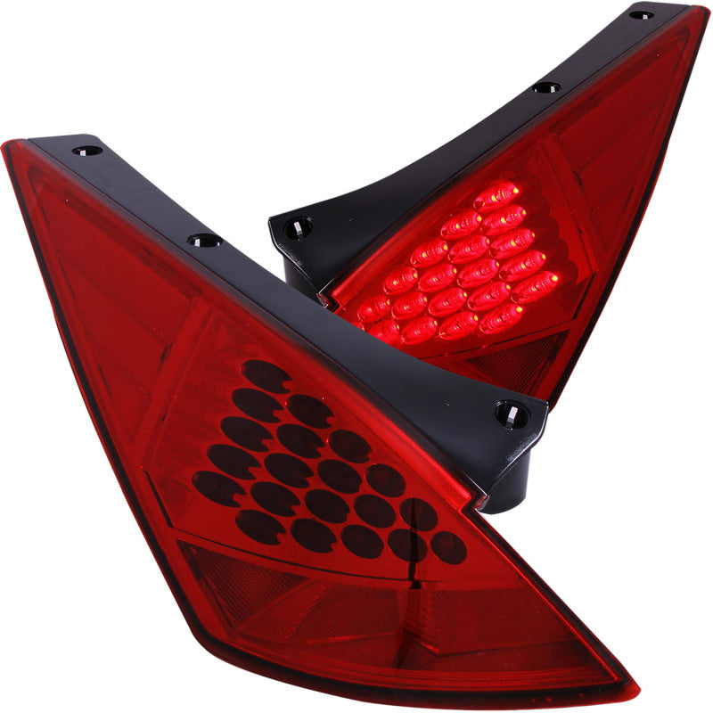 ANZO 321083 2003-2005 Nissan 350Z LED Taillights Red