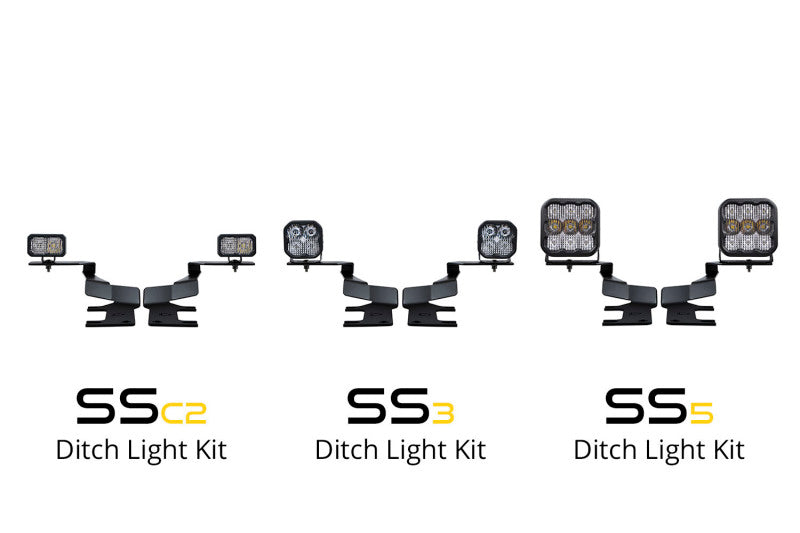 Diode Dynamics DD7559 17-22 Ford Super Duty Stage Series Backlit Ditch Light Kit