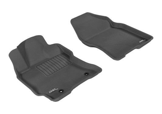 3D MAXpider L1TY14511509 2004-2009 Toyota Prius Kagu 1st Row Floormat - Black