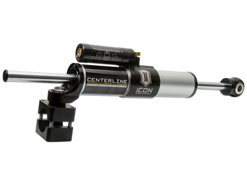 ICON 22020 07-18 Jeep Wrangler JK Adj Thru Shaft Steering Stabilizer Kit