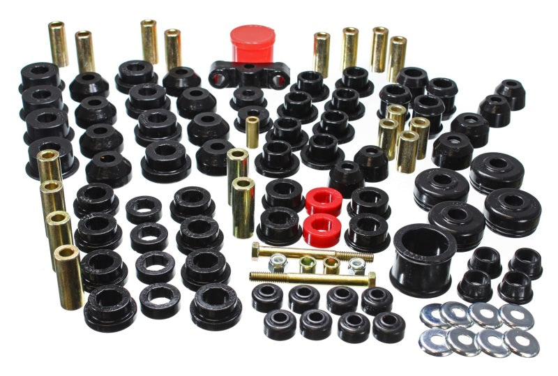 Energy Suspension 16.18102G 88-91 Honda Civic/CRX Black Hyper-Flex Master Bushing Set