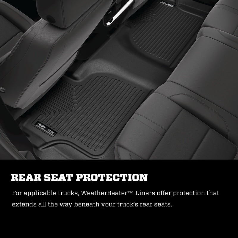 Husky Liners 99131 18-23 Chevrolet Equinox Weatherbeater Black Front & 2nd Seat Floor Liners