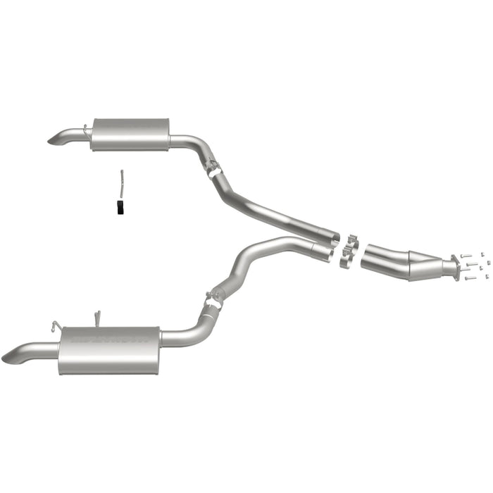 Magnaflow 16710 MagnaFlow 75-79 Chevy Corvette V8 5.7L Dual Split Rear Exit Stainless Cat-Back Perf Exhaust