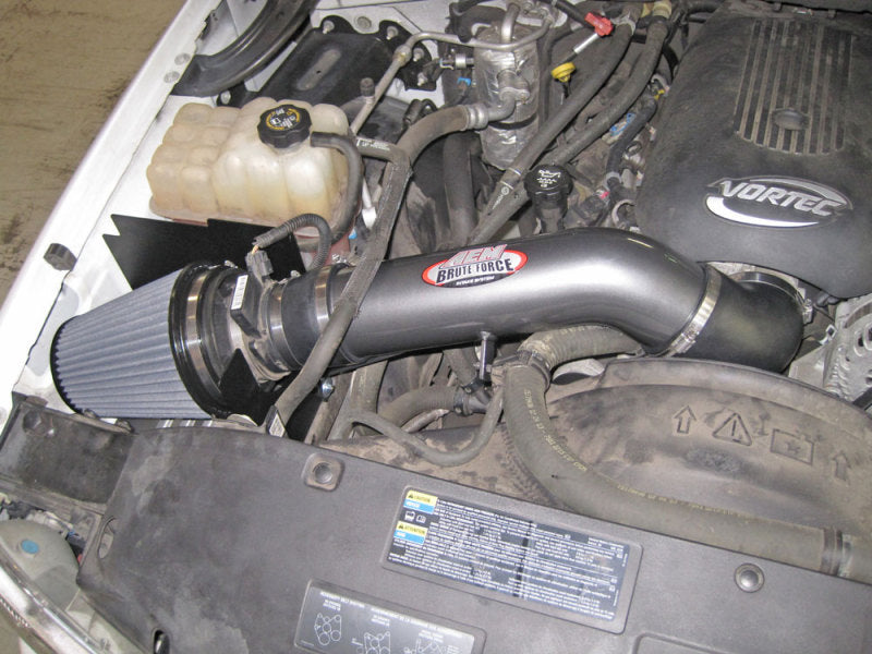 AEM Induction 21-8000DC 99-06 Chevy/GMC 5.3/6.0L Silver Brute Force Intake