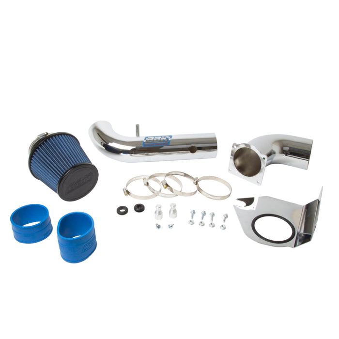 BBK 1717 94-98 Mustang 3.8 V6 Cold Air Intake Kit - Chrome Finish