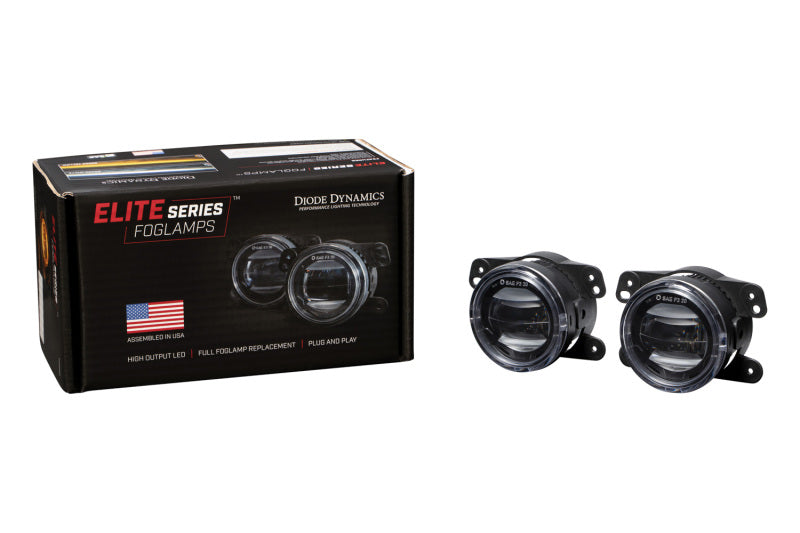 Diode Dynamics DD5131P Elite Series Type M Fog Lamps - Yellow (Pair)