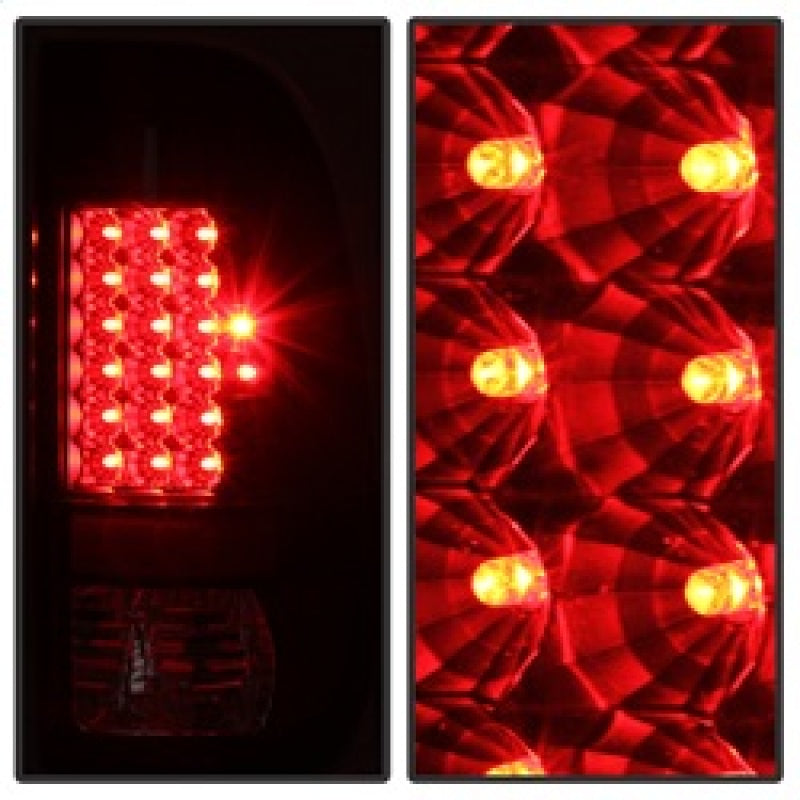 SPYDER 9027680 xTune Ford Super Duty 08-15 LED Tail Lights Black ALT-JH-FS08-LED-BK