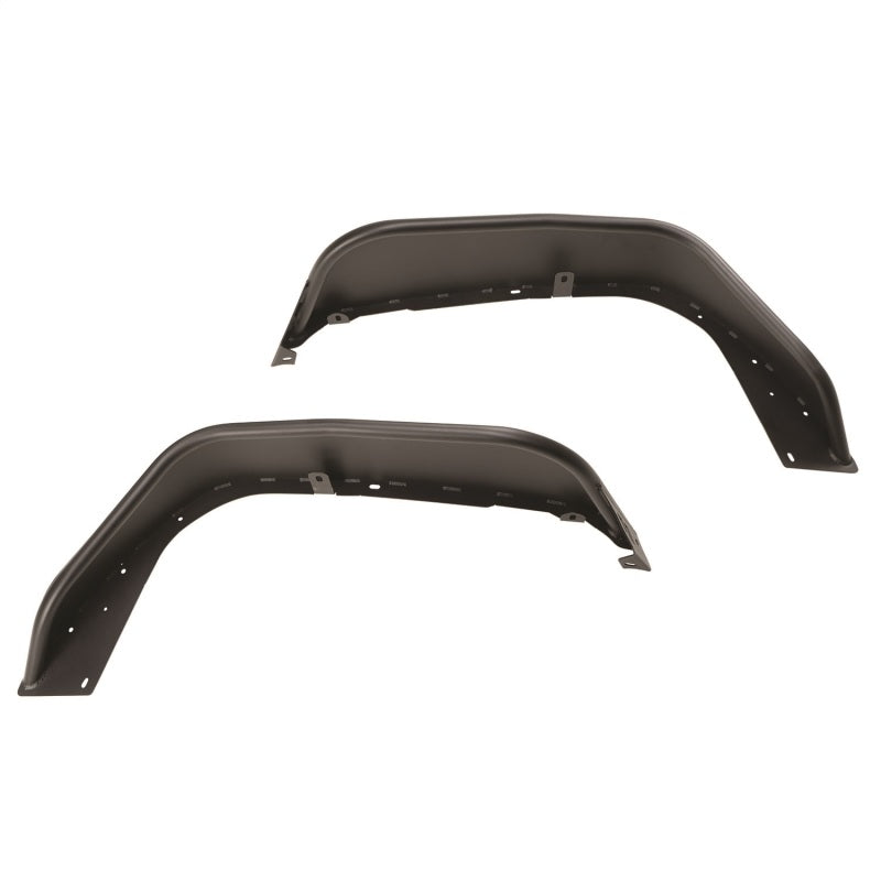 Rugged Ridge 11615.71 HD Steel Tube Fenders Front Pair Black 18-19 JL