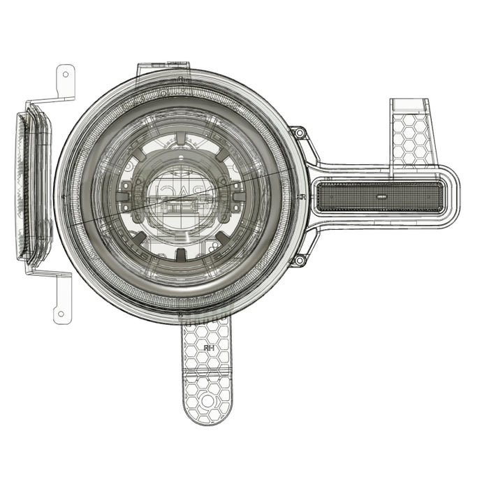 ORACLE Lighting 5886-005 Oracle 2021+ Ford Bronco Oculus BI-LED Projector Headlights