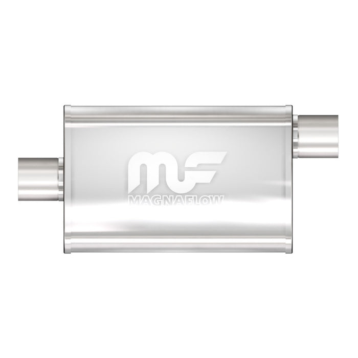 Magnaflow Perf Exhaust MAG11226 Stainless Muffler 2.5in Offset In/Center Out