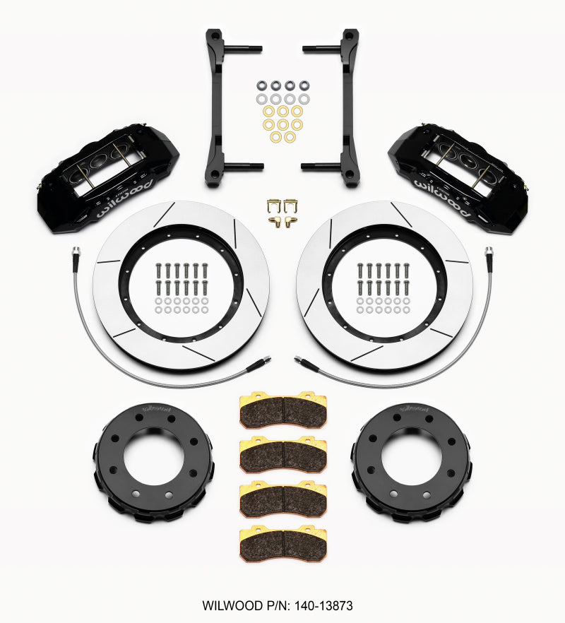 Wilwood 140-13873 TX6R Front Kit 15.00in Black 2011-2015 GM Truck/SUV 2500
