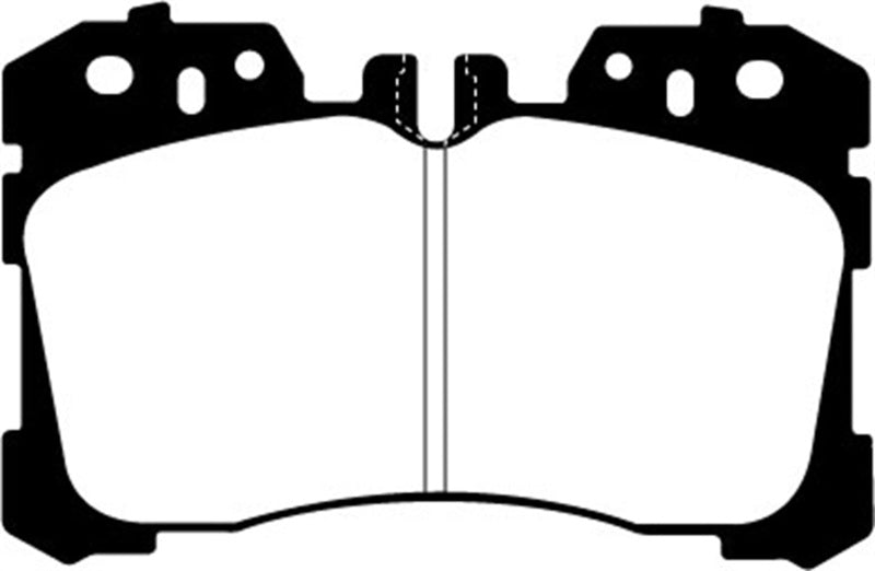 EBC DP31811C 07+ Lexus LS460 4.6 Redstuff Front Brake Pads
