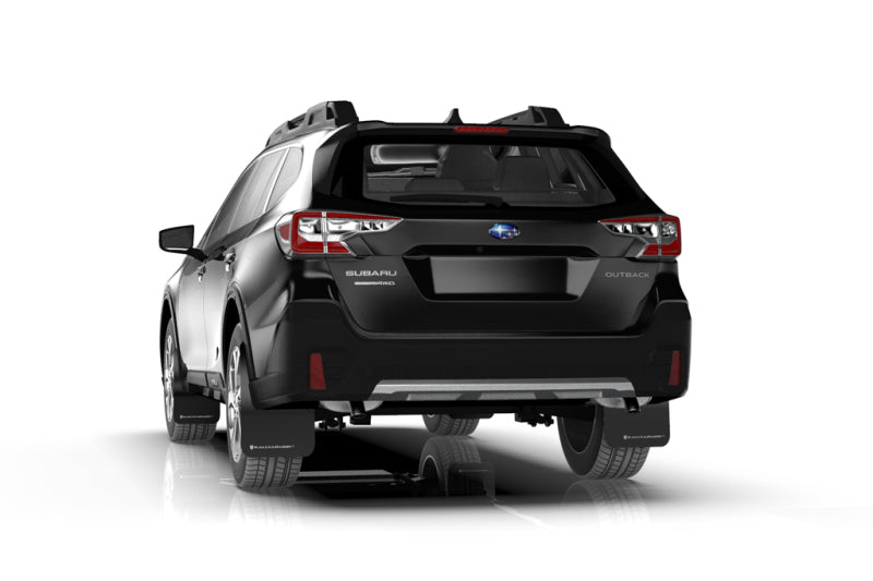 Rally Armor MF66-UR-BLK/GRY 20-25 Subaru Outback Black UR Mud Flap w/Grey Logo