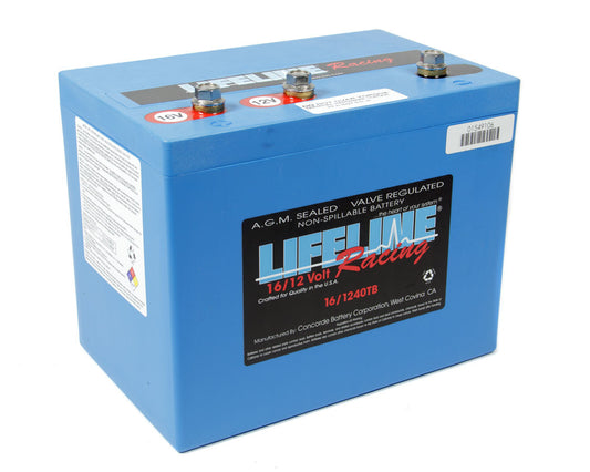 Lifeline Battery LFBLL-16/1240TB 16 Volt 3 Post Battery
