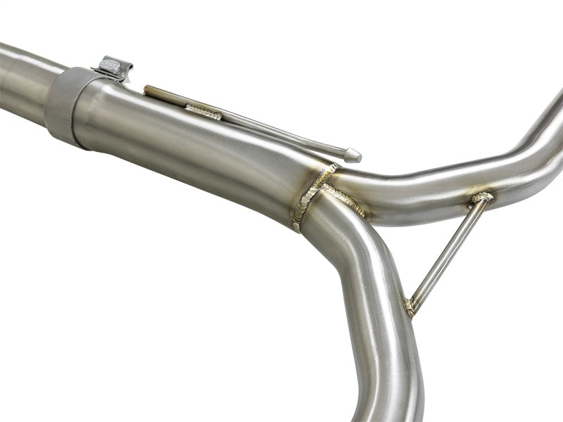 aFe 49-36605-B Takeda Exhaust 304SS Dual Cat-Back w/ Black Tips 13-17 Honda Accord LX/EX/EX-L Sedan L4 2.4L