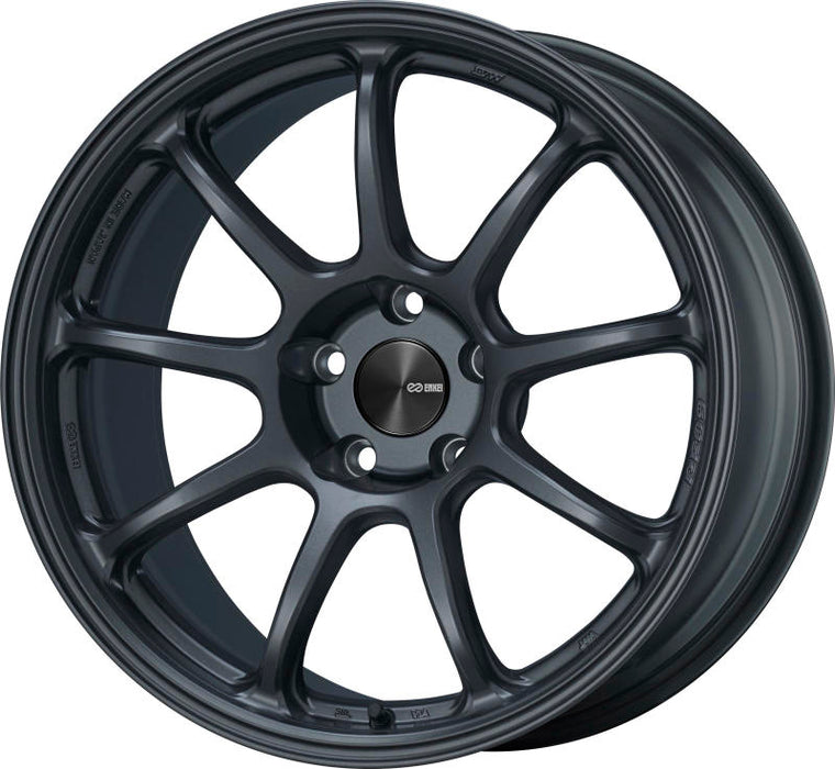 Enkei 540-895-6527GM PF09 18x9.5 5x114.3 27mm Offset 75mm Bore Matte Gunmetal Wheel