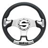 SPARCO 015THPUGR345 Sparco Steering Wheel P 222 Silver
