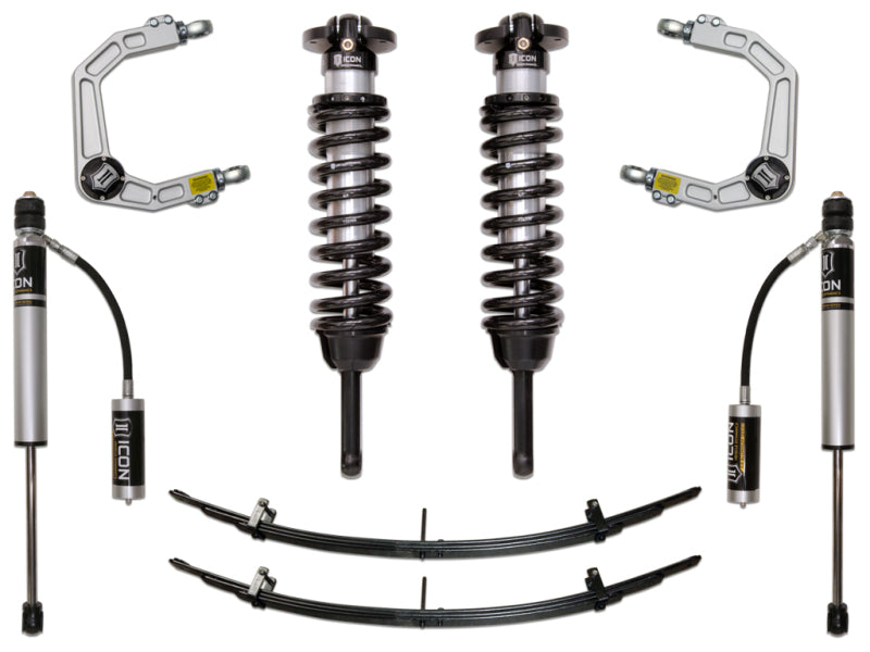 ICON K53003 05-15 Toyota Tacoma 0-3.5in/2016+ Toyota Tacoma 0-2.75in Stg 3 Suspension System w/Billet Uca