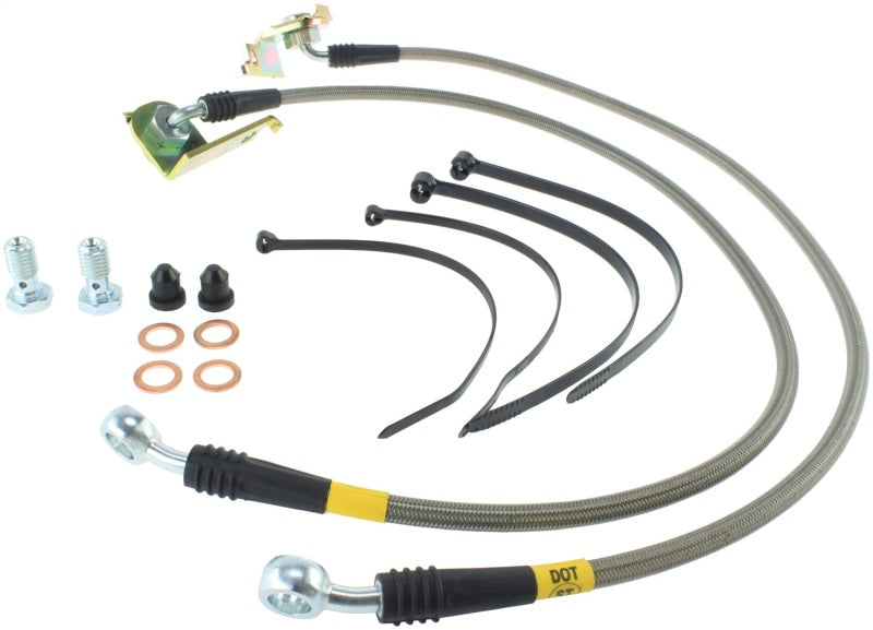Stoptech 950.63505 StopTech 01-02 Dodge Viper Rear Stainless Steel Brake Lines